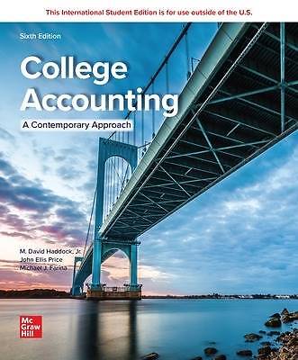 College Accounting (ein zeitgenössischer Ansatz) ISE,