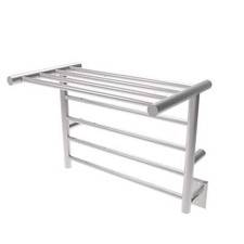 Amba RSH-P Radiant Shelf Towel Warmer with 8 Bars, Polished Finish