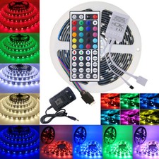 LED Band Streifen RGB Stripe Leiste 5050 Band Licht Leuchte Lichterkette 1m-30m