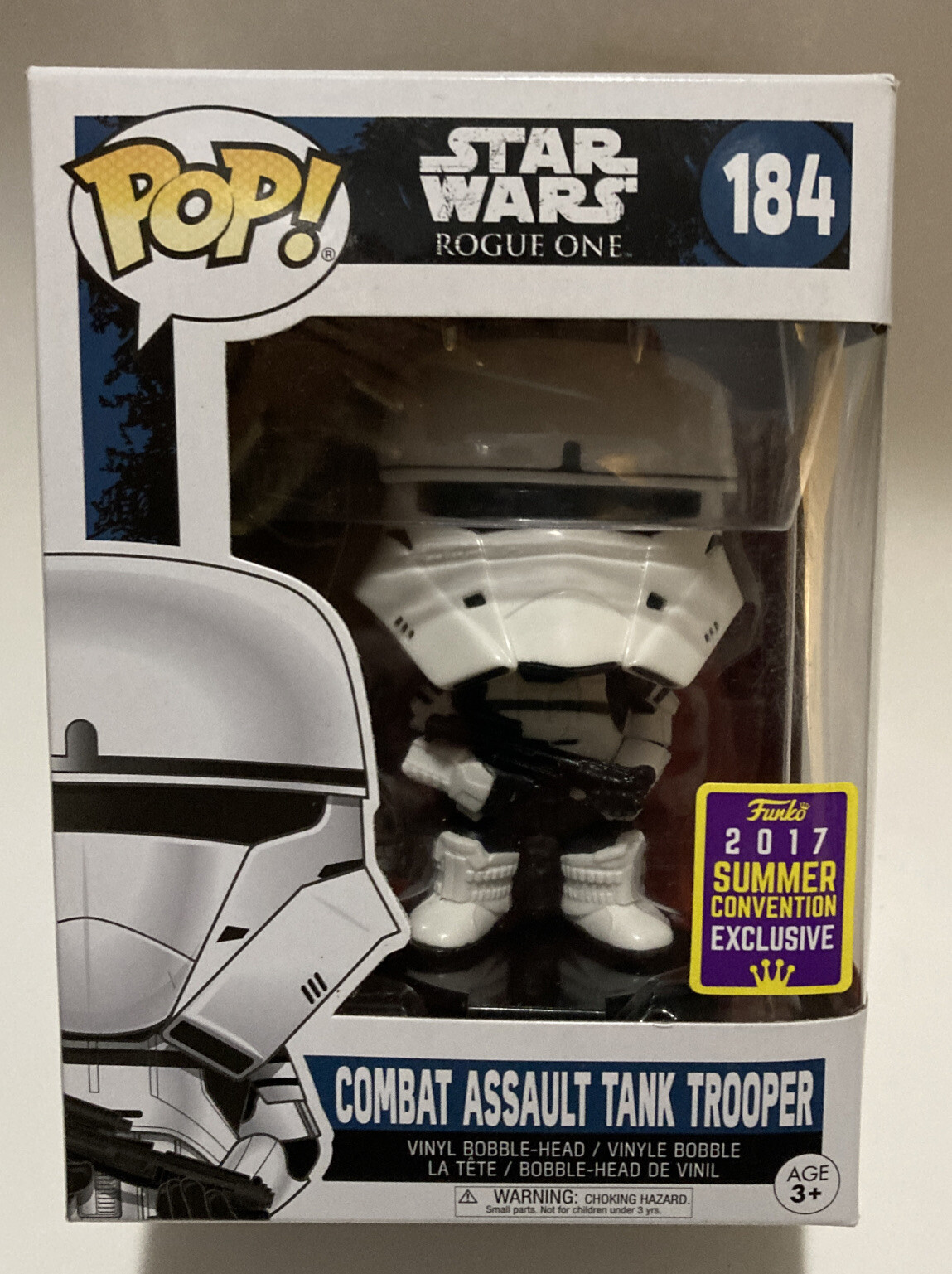 Sale Funko Pop! Star Wars Rogue One Combat Assault Tank Trooper #184 Vinyl Figure