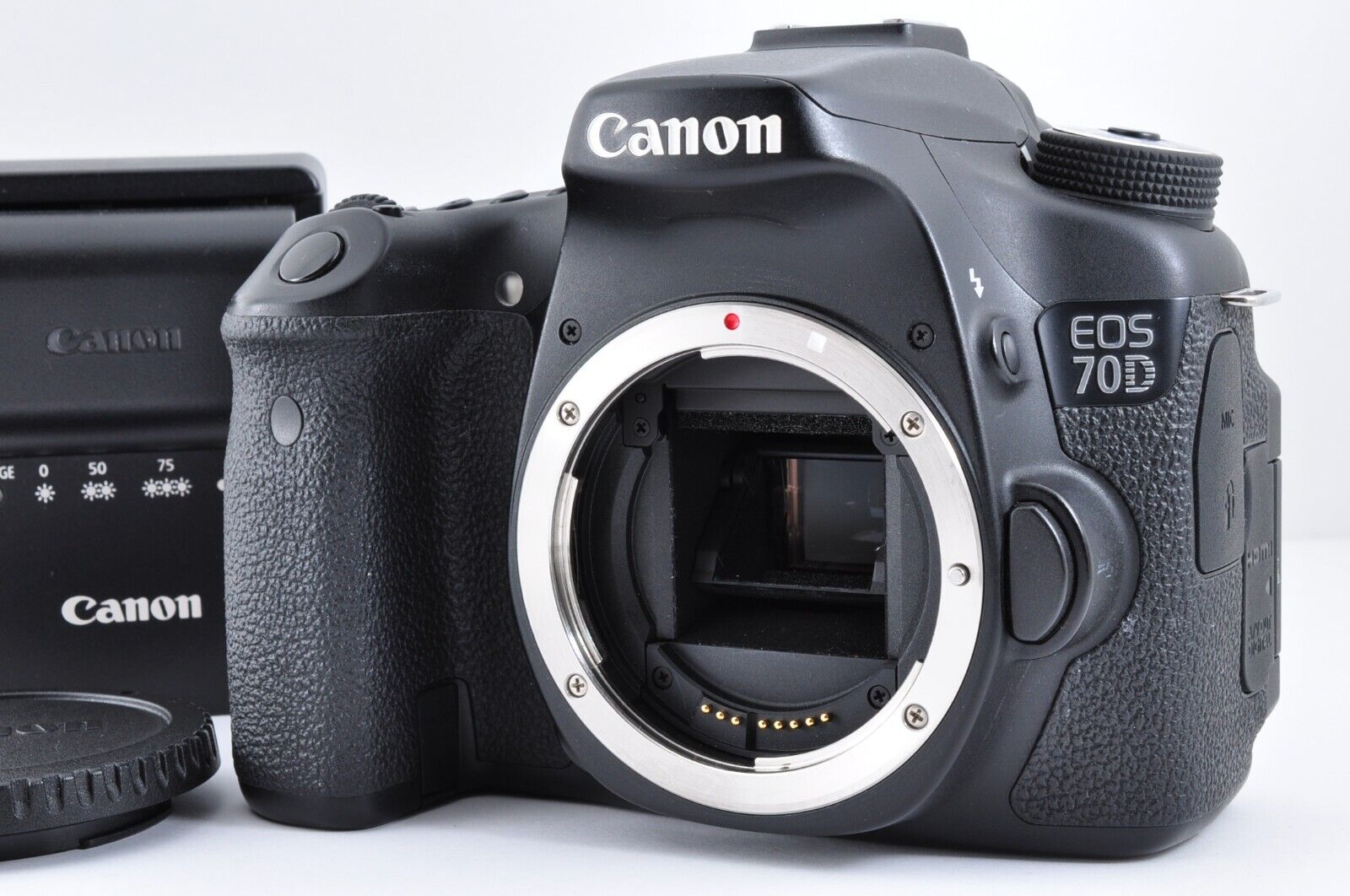 Canon EOS 70D 20.2MP Digital SLR Camera Body Near Mint F/S from