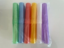 Brand New Portable Travel ToothBrush Cylinder Case Containers - 12 Piece Set!