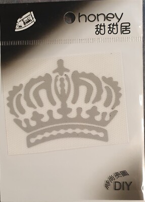 Crown Jewels King Charles Krönung Bügelbild Wärmeübertragung Patch für Kleidung