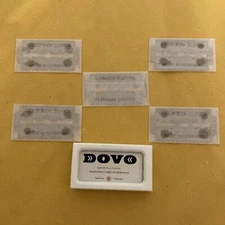 5 Double Edge Razor Blades, Dovo Platinum