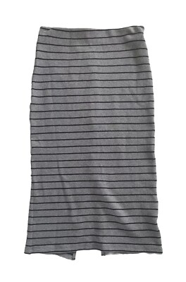 Urban Outfitters BDG Pull On Gray Black Striped Fitted Pencil