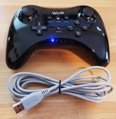 white wii u pro controller