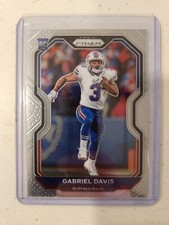 2020 Panini Prizm GABRIEL DAVIS Rookie Card Base #312 Buffalo Bills