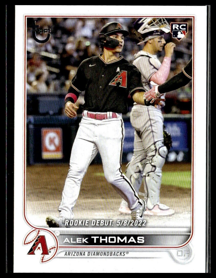 2022 Topps Update US282 Alek Thomas Arizona Diamondbacks RC Vintage Stock 59/99