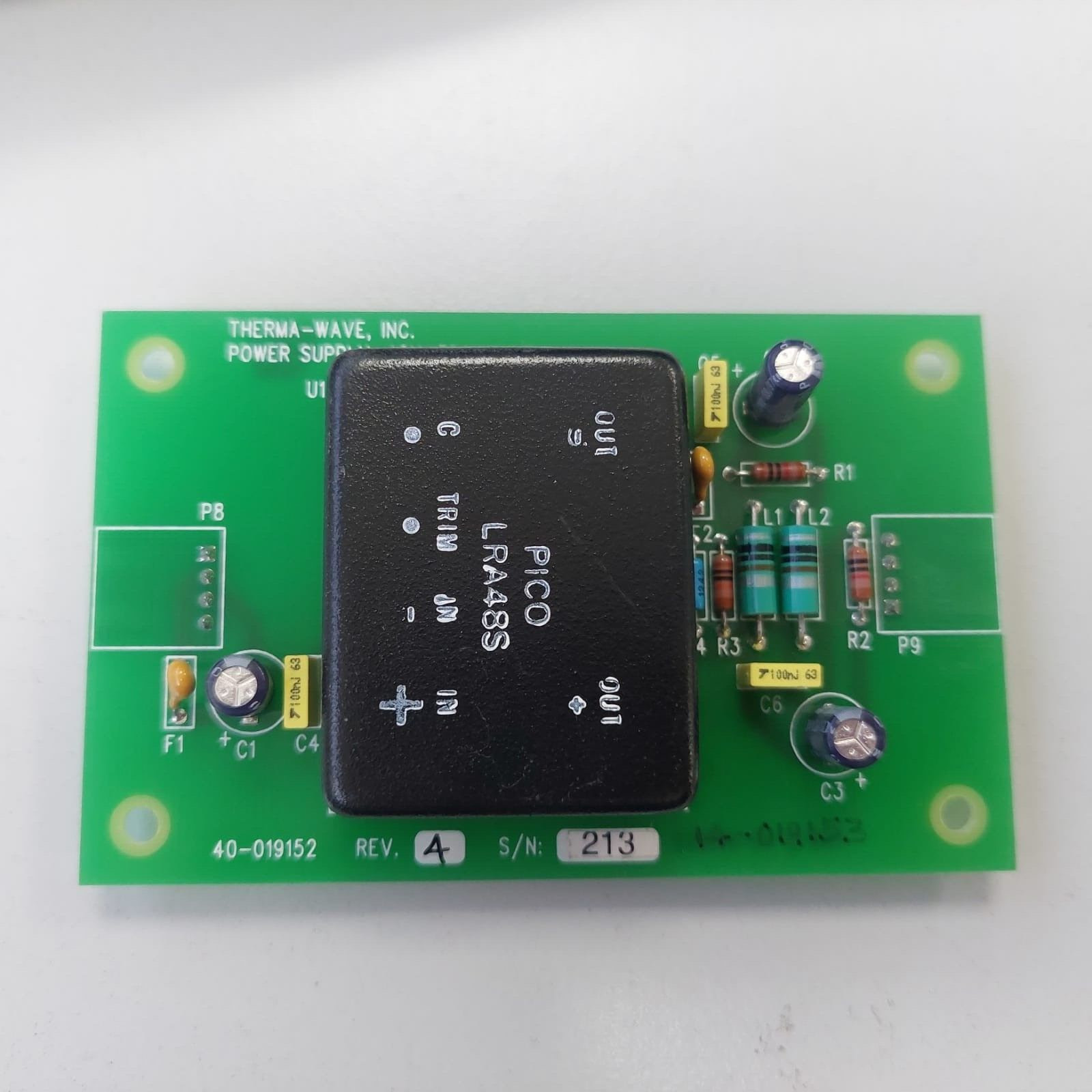 Therma-wave  KLA Tencor PCB  14-019153  POWER SUPPLY  48V,T41 40-019152