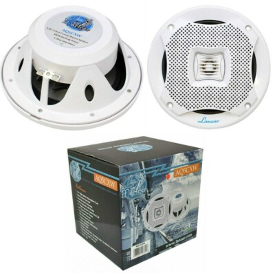 Lanzar AQ5CXW Lautsprecher 2 Vie 200 Watt RMS CM 5,25 '' Weiß Schwimmbad Boot