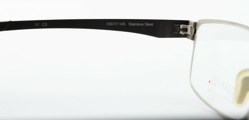 MAKELLOS Potsdam Brille Modell MES004 55-17 145 Stainless Steel Italy c2012 - Picture 8 of 10