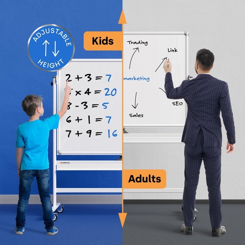 Dry Erase Board 48 x 36 - Large Portable Magnetic Whiteboard with Stand - - Picture 9 of 9