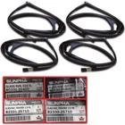 Door Glass Run Channel Rubber Window Felt Seal For Nissan Frontier Pickup D22