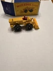 Matchbox Lesney 43 Aveling Barford Tractor Shovel yellow, red driver