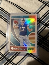 Panini 2018 Playoff Rookie Wave Josh Allen Buffalo Bills #4 NFL Football Card. rookie card picture