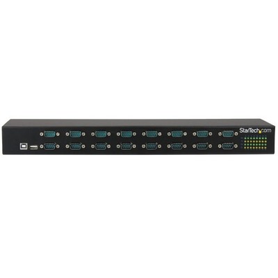 StarTech ICUSB23216FD 16-Port USB-to-Serial RS232 Converterer Adapter Hub Daisy
