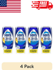 Dawn Platinum Dish Soap EZ-Squeeze Liquid Fresh Rain 12.2oz 4 Pack