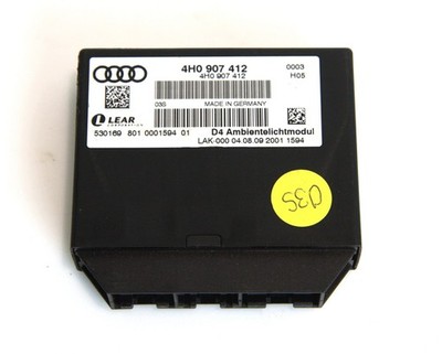 AUDI Central control unit convenience system 4H0907412 A8 A8 Quattro 019249