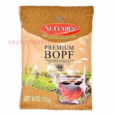 ST.CLAIR S 100% Natural Ceylon Premium BOPF Black Tea 100g FREE SHIPPING