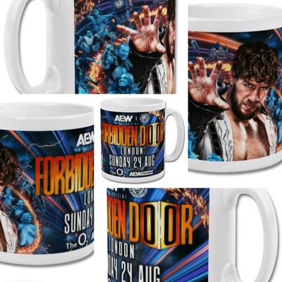 AEW ALL IN LONDON WEMBLEY 2023 AEW UNION JACK LOGO TASSE 10oz 