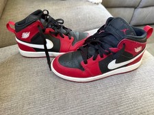 2. 5 Youth- Air Jordan 1 Mid Gym Red Black White