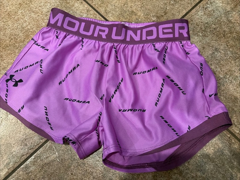 Youth Girls Under Armour Athletic Shorts Size Youth Small