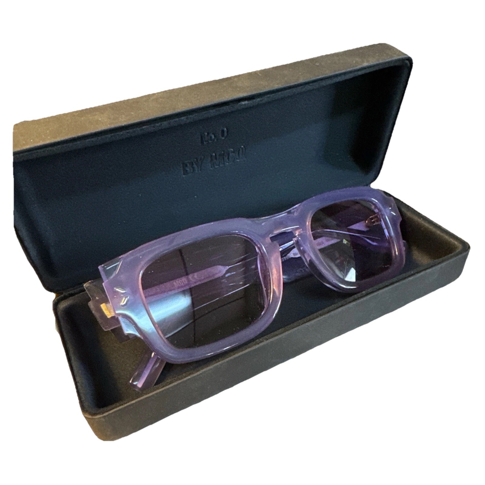 MCQ Purple Rectangular Sunglasses - image 1