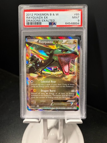 Rayquaza-EX graded PSA 9 for sale on eBay