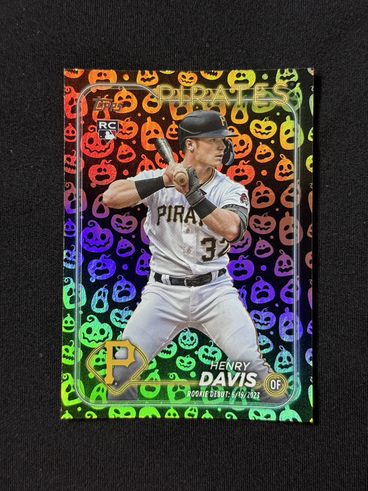 2024 Topps Update Series Henry Davis Jack O Lantern #US162 (RC) Pirates