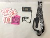 Grab Bag Lot Guitar Accessories Strings, Strap, Boss TU-80 Tuner & Metronome