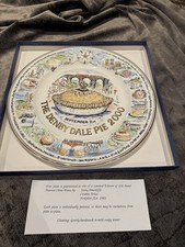 Rare Denby Dale Limited Edition Pie Plate In Original Box with Certificate