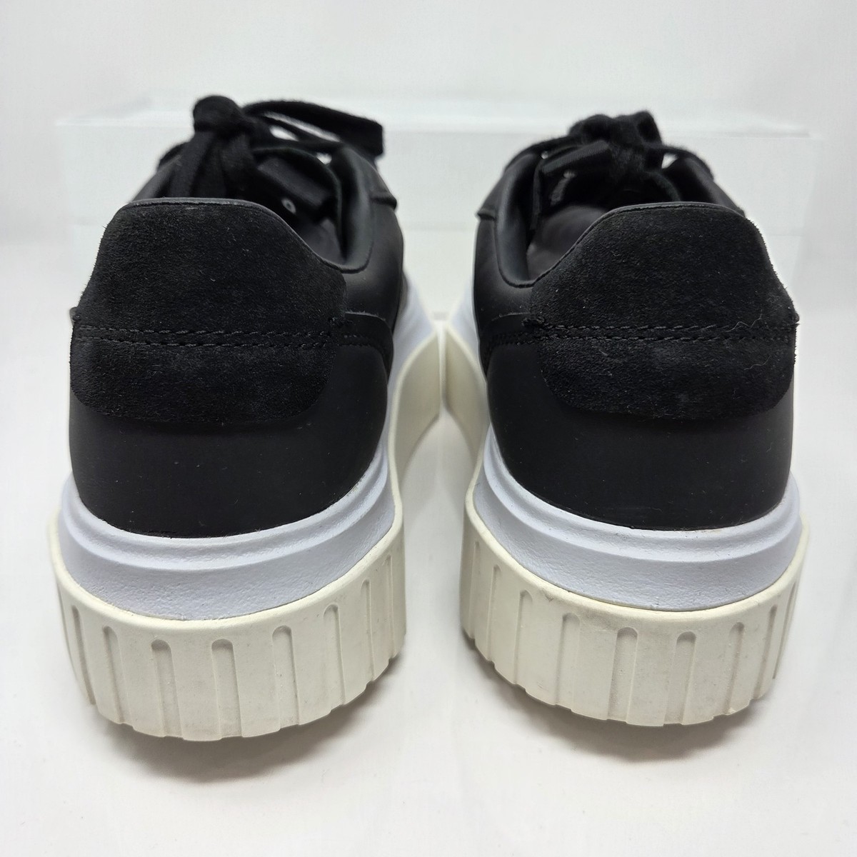adidas gazelle silver green womens O.G. CLASSIC PATCHWORK PLATFORM WHITE SNEAKERS  ARTICLE NO