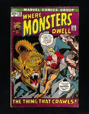 Where Monsters Dwell #13 Marvel 1972