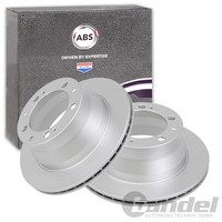 2X A.B.S. Bremsscheiben 289Mm Hinten Passend FüR Porsche 944