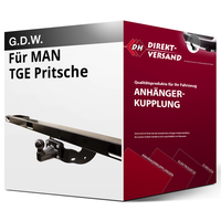 für MAN TGE Pritsche (G.D.W.) AnhäNgerkupplung Starr Neu