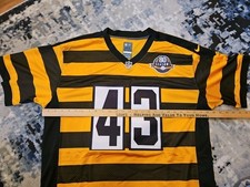 NEW PITTSBURGH STEELERS THROWBACK TROY POLAMALU Bumble Bee Jersey XXXL