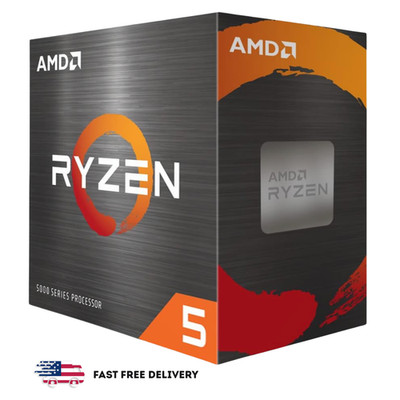 AMD Ryzen 5 5500 6-Core, 12-Thread Unlocked Desktop Processor with Wraith Stealt