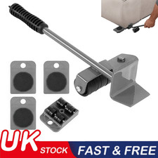 5 Pack Furniture Slider Lifter Moves Wheels Mover Kit Home Moving Lifting System