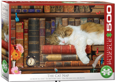 Eurographics 500 Teile Puzzle The Cat Nap XL große Teile