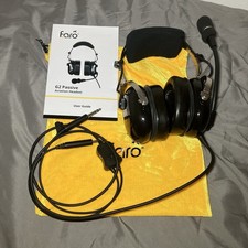 Faro G2 Passive Aviation Headset with Manual & Bag - New Without Box