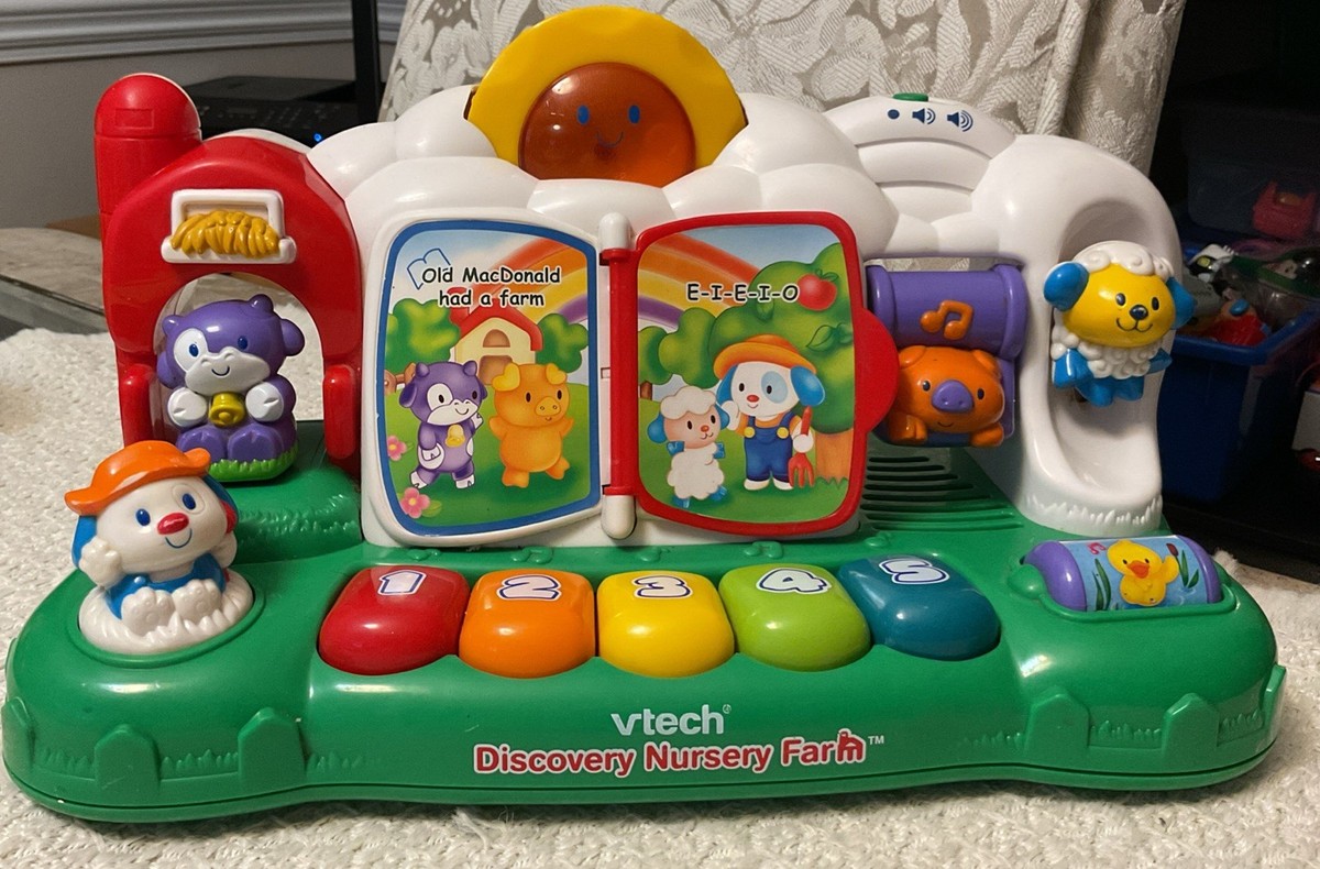 VTech DISCOVERY NURSERY FARM - 2004, Developmental Toy, WORKS