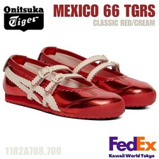 Onitsuka Tiger MEXICO 66 TGRS CLASSIC RED/CREAM 1182A708 700 Women's NEW 