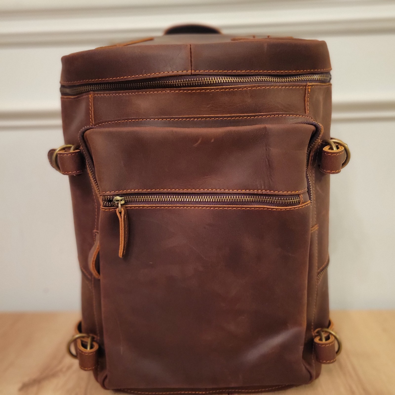 Leather Backpack - image 1