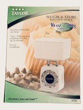 Taylor 3720 Kitchen Scale Weigh Store 16 oz Capacity New Diet Nutrition Scale