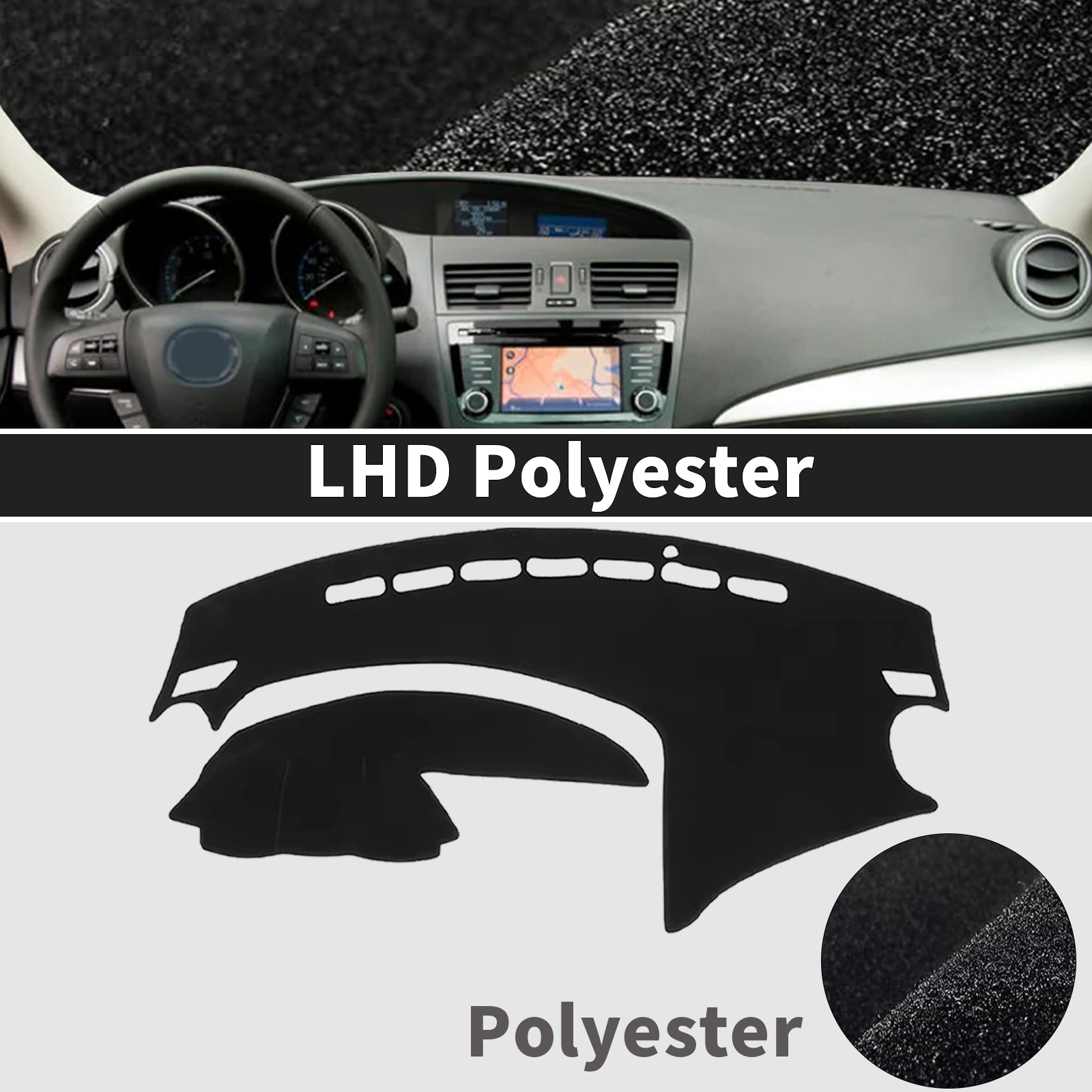 fit for Mazda 3 Axela BL 2009-2013 LHD Dashboard Pad dashmat Car Accessories