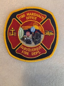 Albuquerque New Mexico Fire Department Fire Marshals Office Patch City Buildings