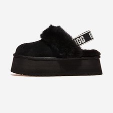 UGG Funkette - Black / 1113474 / Womens Shoes Slippers Expedited