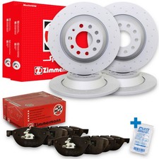 Zimmermann Bremsscheiben + Beläge Vorne Hinten passend für Mercedes W201 1.8 2.0 Zimmermann Bremsscheiben + Beläge Vorne Hinten passend für Mercedes W201 1.8 2.0
