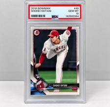 2018 Bowman Shohei Ohtani Rookie #49 RC PSA 10 Gem Mint