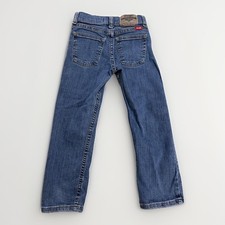 Wrangler Jeans Boys 6 Slim Blue Classic Straight Adjustable Waist Actual 21x19